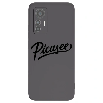 Picasee fekete szilikon tok az alábbi mobiltelefonokra Xiaomi 12 Lite - Picasee - old logo - black