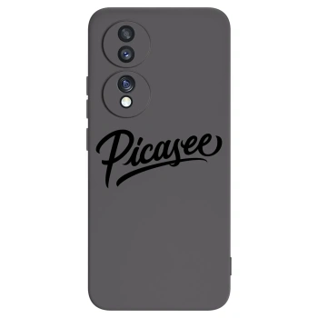 Picasee fekete szilikon tok az alábbi mobiltelefonokra Honor 70 - Picasee - old logo - black