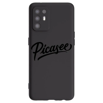 Picasee fekete szilikon tok az alábbi mobiltelefonokra OPPO A94 5G - Picasee - old logo - black