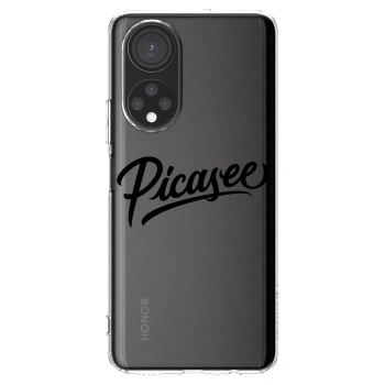 Picasee átlátszó szilikon tok az alábbi mobiltelefonokra Honor X7 - Picasee - old logo - black