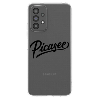 Picasee átlátszó szilikon tok az alábbi mobiltelefonokra Samsung Galaxy A73 5G - Picasee - old logo - black