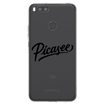 Picasee átlátszó szilikon tok az alábbi mobiltelefonokra Xiaomi Redmi A1 - Picasee - old logo - black