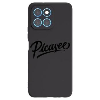 Picasee fekete szilikon tok az alábbi mobiltelefonokra Honor X8 5G - Picasee - old logo - black