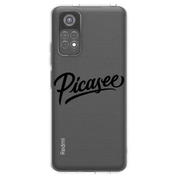 Picasee átlátszó szilikon tok az alábbi mobiltelefonokra Xiaomi Redmi Note 11S 5G - Picasee - old logo - black