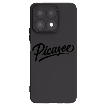 Picasee fekete szilikon tok az alábbi mobiltelefonokra Honor X8a - Picasee - old logo - black
