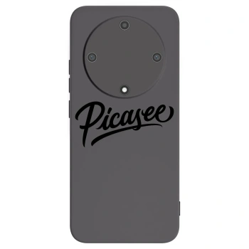 Picasee fekete szilikon tok az alábbi mobiltelefonokra Honor Magic5 Lite 5G - Picasee - old logo - black