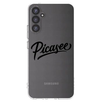 Picasee átlátszó szilikon tok az alábbi mobiltelefonokra Samsung Galaxy A34 5G A346B - Picasee - old logo - black