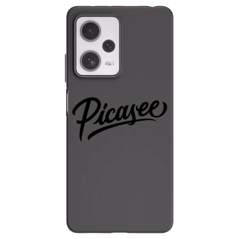 Picasee fekete szilikon tok az alábbi mobiltelefonokra Xiaomi Redmi Note 12 Pro+ 5G - Picasee - old logo - black