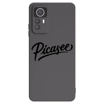 Picasee fekete szilikon tok az alábbi mobiltelefonokra Xiaomi Redmi Note 12S - Picasee - old logo - black