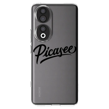 Picasee átlátszó szilikon tok az alábbi mobiltelefonokra Honor 90 5G - Picasee - old logo - black