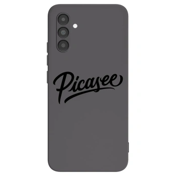 Picasee fekete szilikon tok az alábbi mobiltelefonokra Samsung Galaxy A04s A047F - Picasee - old logo - black