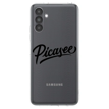 Picasee átlátszó szilikon tok az alábbi mobiltelefonokra Samsung Galaxy A04s A047F - Picasee - old logo - black