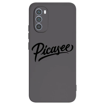Tok az alábbi mobiltelefonokra Motorola Moto G62 - Picasee - old logo - black
