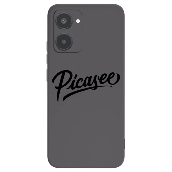 Picasee fekete szilikon tok az alábbi mobiltelefonokra Realme 10 4G - Picasee - old logo - black