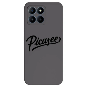 Picasee fekete szilikon tok az alábbi mobiltelefonokra Honor 70 Lite - Picasee - old logo - black