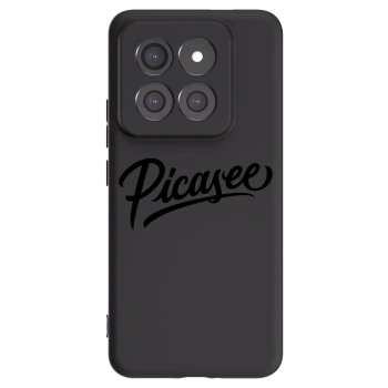 Picasee fekete szilikon tok az alábbi mobiltelefonokra Xiaomi 14 Pro - Picasee - old logo - black