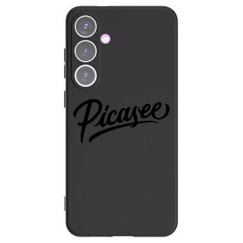 Picasee fekete szilikon tok az alábbi mobiltelefonokra Samsung Galaxy S24+ S926B 5G - Picasee - old logo - black