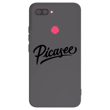 Tok az alábbi mobiltelefonokra Xiaomi Mi 8 Lite - Picasee - old logo - black