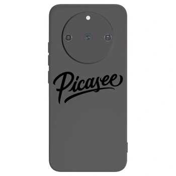 Picasee fekete szilikon tok az alábbi mobiltelefonokra Realme 11 Pro+ - Picasee - old logo - black
