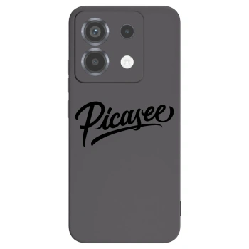 Picasee fekete szilikon tok az alábbi mobiltelefonokra Xiaomi Poco X6 - Picasee - old logo - black