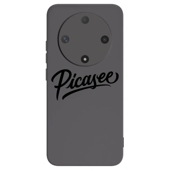 Picasee fekete szilikon tok az alábbi mobiltelefonokra Honor Magic6 Lite 5G - Picasee - old logo - black