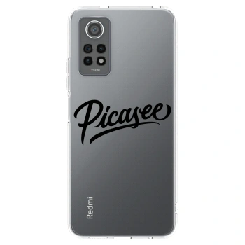Picasee átlátszó szilikon tok az alábbi mobiltelefonokra Xiaomi Redmi Note 12 Pro 4G - Picasee - old logo - black