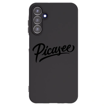 Picasee fekete szilikon tok az alábbi mobiltelefonokra Samsung Galaxy A15 A155F 4G - Picasee - old logo - black