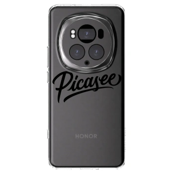 Picasee átlátszó szilikon tok az alábbi mobiltelefonokra Honor Magic6 Pro - Picasee - old logo - black