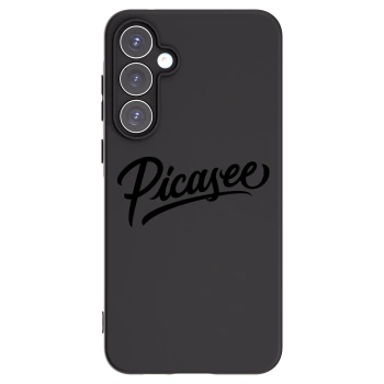 Picasee fekete szilikon tok az alábbi mobiltelefonokra Samsung Galaxy A55 5G A556B - Picasee - old logo - black