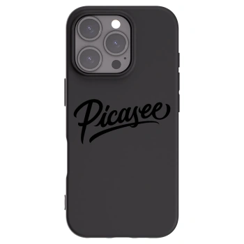 Picasee fekete szilikon tok az alábbi mobiltelefonokra Apple iPhone 16 Pro - Picasee - old logo - black