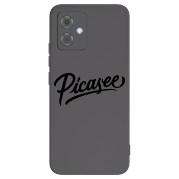 Tok az alábbi mobiltelefonokra Motorola Moto G14 - Picasee - old logo - black