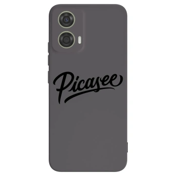 Tok az alábbi mobiltelefonokra Motorola Moto G24 - Picasee - old logo - black