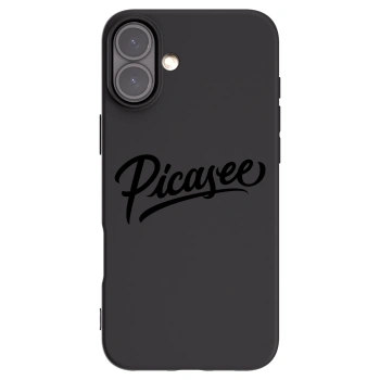 Picasee fekete szilikon tok az alábbi mobiltelefonokra Apple iPhone 16 Plus - Picasee - old logo - black
