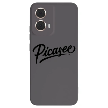 Picasee fekete szilikon tok az alábbi mobiltelefonokra Motorola Moto G85 - Picasee - old logo - black