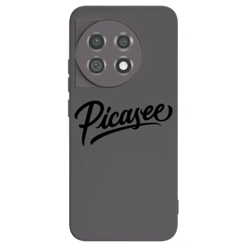 Picasee fekete szilikon tok az alábbi mobiltelefonokra OnePlus 11 5G - Picasee - old logo - black