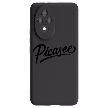 Picasee fekete szilikon tok az alábbi mobiltelefonokra Honor 200 Pro 5G - Picasee - old logo - black