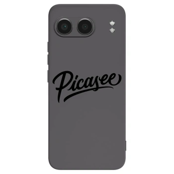 Picasee fekete szilikon tok az alábbi mobiltelefonokra OnePlus Nord 4 - Picasee - old logo - black