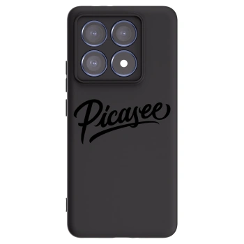 Picasee fekete szilikon tok az alábbi mobiltelefonokra Xiaomi 14T Pro - Picasee - old logo - black