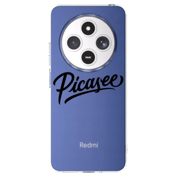 Picasee átlátszó szilikon tok az alábbi mobiltelefonokra Xiaomi Redmi 14C - Picasee - old logo - black