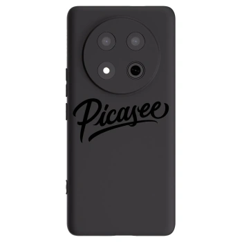 Picasee fekete szilikon tok az alábbi mobiltelefonokra Honor Magic7 Lite 5G - Picasee - old logo - black