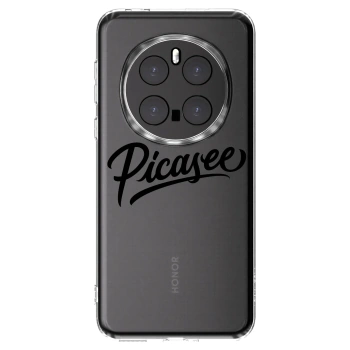 Picasee átlátszó szilikon tok az alábbi mobiltelefonokra Honor Magic7 Pro 5G - Picasee - old logo - black