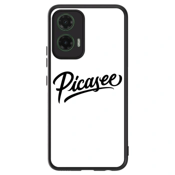 Szilikon tok erre a típusra Motorola Moto G35 5G - Picasee - old logo - black