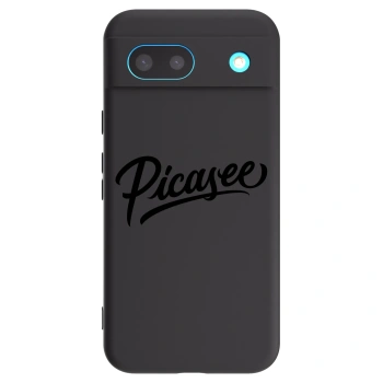 Picasee fekete szilikon tok az alábbi mobiltelefonokra Google Pixel 8a - Picasee - old logo - black