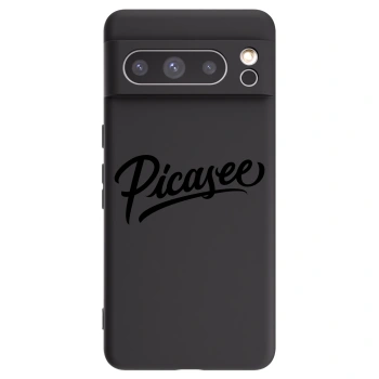 Picasee fekete szilikon tok az alábbi mobiltelefonokra Google Pixel 8 Pro - Picasee - old logo - black