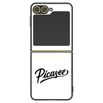 Szilikon tok erre a típusra Samsung Galaxy Z Flip6 5G - Picasee - old logo - black