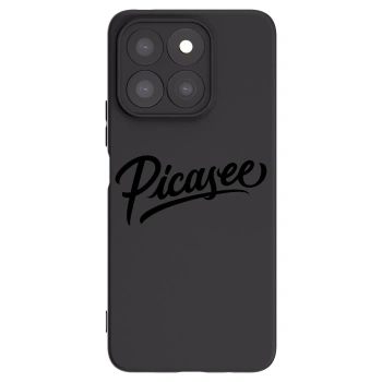 Picasee fekete szilikon tok az alábbi mobiltelefonokra Honor X8c - Picasee - old logo - black