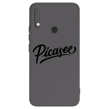 Picasee fekete szilikon tok az alábbi mobiltelefonokra Xiaomi Redmi Note 7 - Picasee - old logo - black