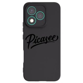 Picasee fekete szilikon tok az alábbi mobiltelefonokra Honor 400 Lite 5G - Picasee - old logo - black