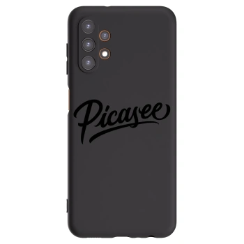 Picasee fekete szilikon tok az alábbi mobiltelefonokra Samsung Galaxy A13 5G - Picasee - old logo - black
