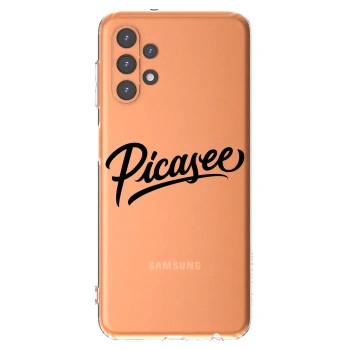Picasee átlátszó szilikon tok az alábbi mobiltelefonokra Samsung Galaxy A13 5G - Picasee - old logo - black